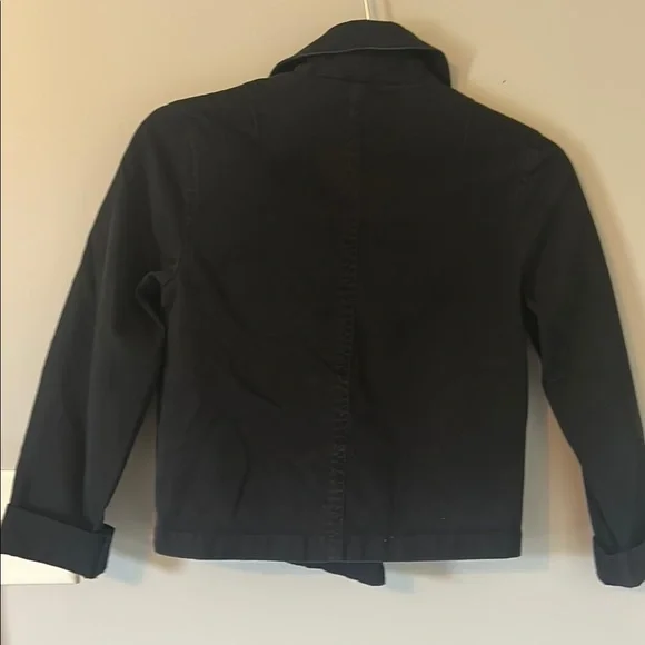 GAP Women's Classic Black Pea Coat - Picture 3 of 3